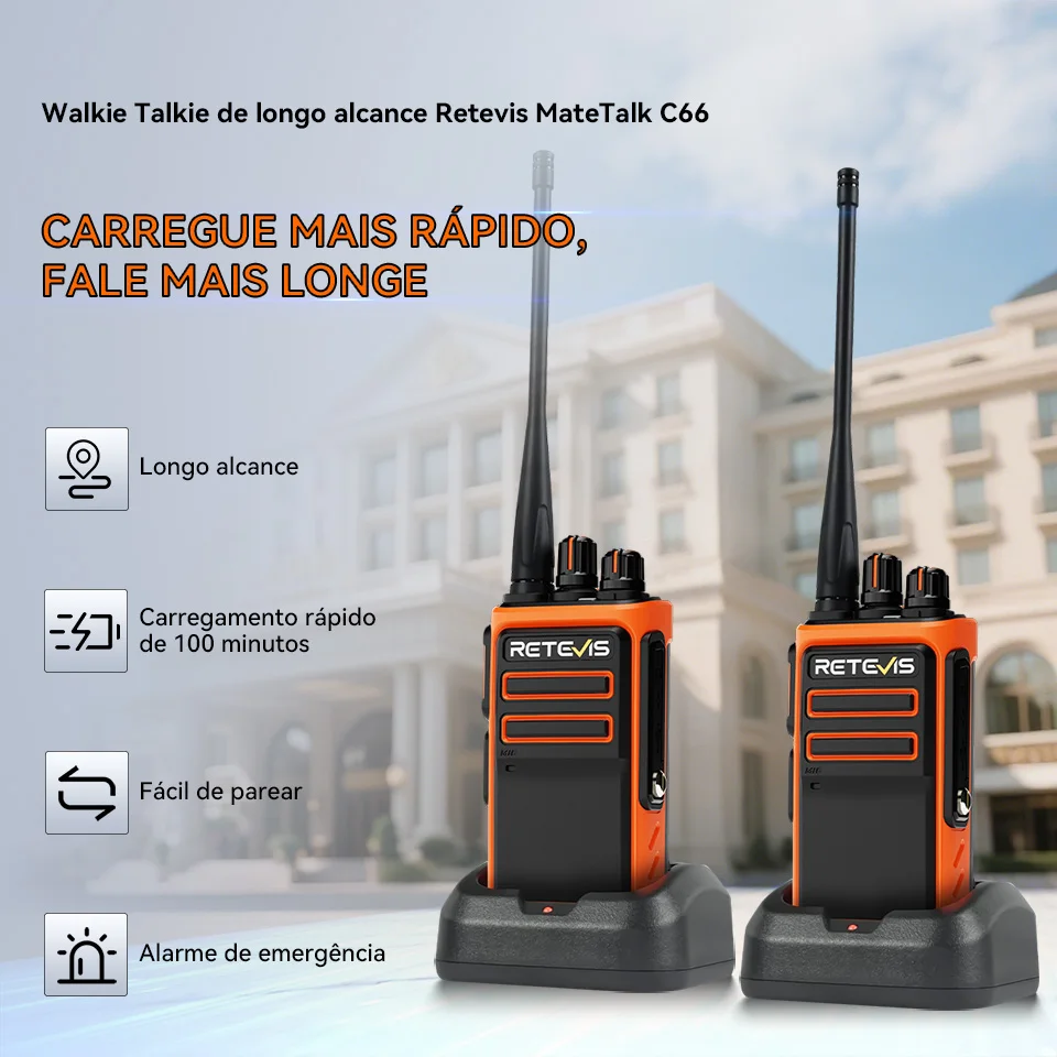 retevis-c66-walkie-talkie-uhf-fast-charging-two-way-radio-5w-long-range-type-c-vox-rechargeable-walkie-talkie-for-camping-hotel