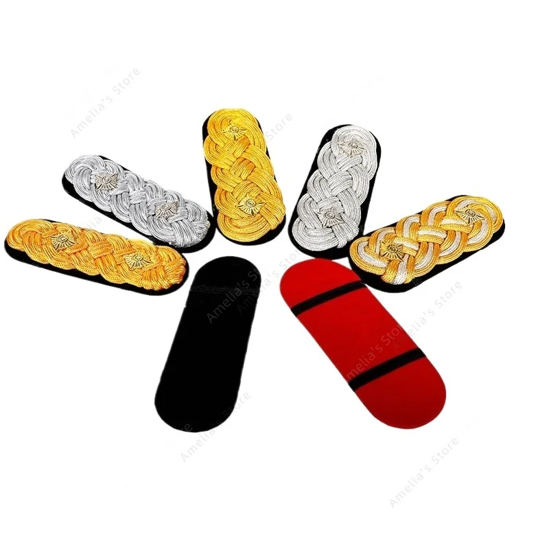 

Формальная церемония охранника, униформа, погоны-золото, серебро, плетеные наплечники, аксессуары для погонок