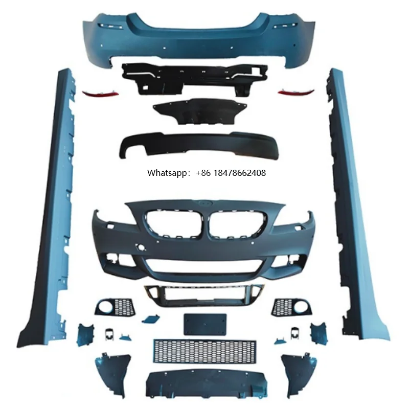 

2025 New Type M Tech Style M-sports Body Kit Car Bumpers Parts for 5 Series F10 M Sport 2010-2017 Year Front Rear Bumper Kit