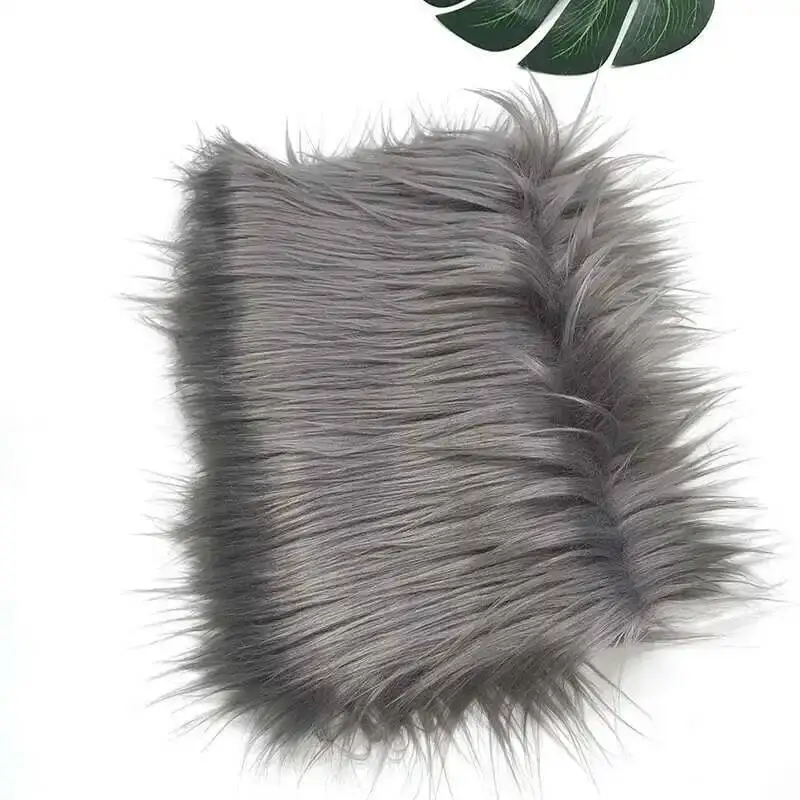 Nepbont stof 46 kleuren 160x50cm 8cm zachte lange pluche handgemaakte pop/kleding Shaggy stof