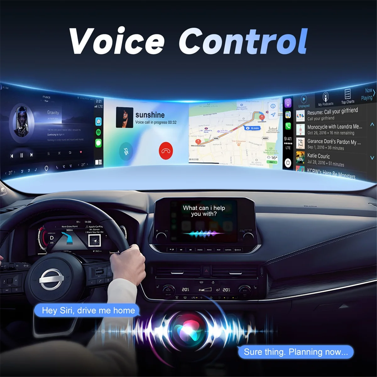 

2025+ Car Wired to Wireless Carplay Wireless Box Universal Car Machine Interconnection Car Screen Projection Box