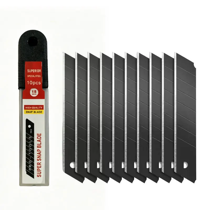 10/20/50PCS 18mm SK5 High Carbon Steel Utility Knife Blades, Sharp & Durable Replacement Blades for Box Cutter