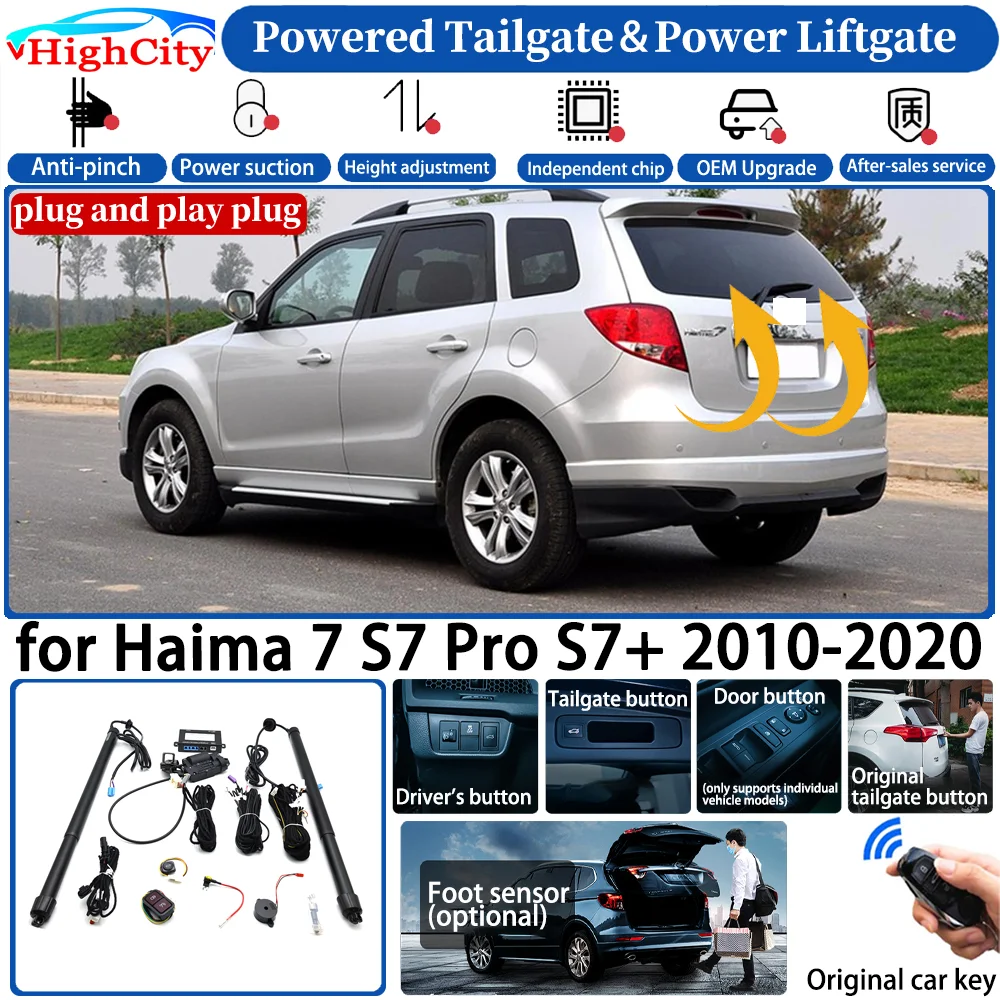 for Haima 7 S7 Pro S7+ 2010-2020 Automatic Smart Powered Tailgate Power Liftgate System Intelligent Trunk Lift Kit Strut Opener