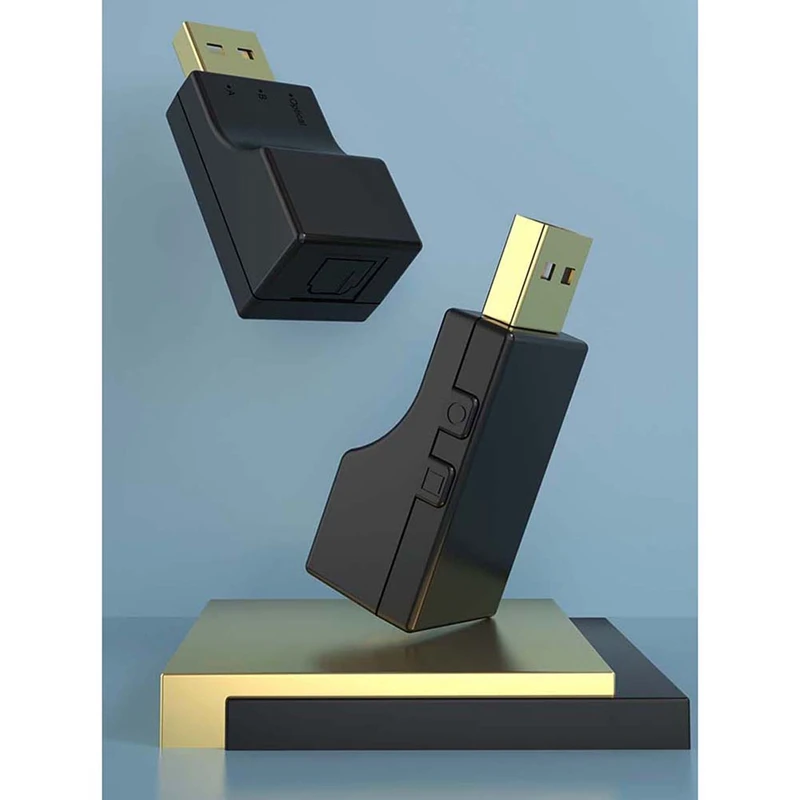 Bluetooth-передатчик + SPDIF 2 в 1, аудиопередатчик Bluetooth 5,0, оптический беспроводной адаптер с низкой линзой для Switch-ABDQ