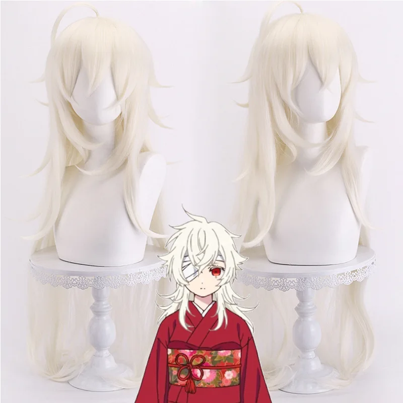 

Synthetic Cosplay Wig Blonde Natural Scalp Look Soft Fiber Heat Resistant Anime Daily Party Long Wavy Hair