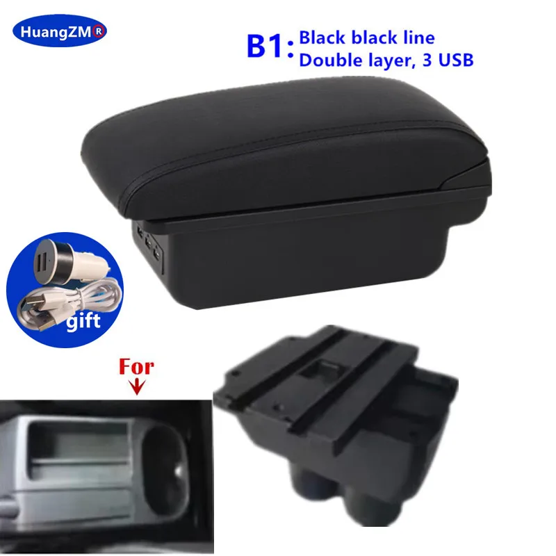 Voor VW Touran Caddy Armsteun Doos Voor Volkswagen VW Touran Caddy Centrale opbergdoos Interieur Gewijd Retrofit Auto Accessoires