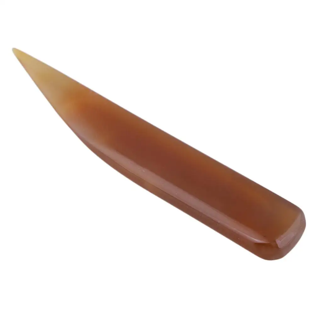 Agate Buffing Polishing Jewelry Tool 9cm Burnisher Knife Scratch Remover for Jewelers and Hobbyists