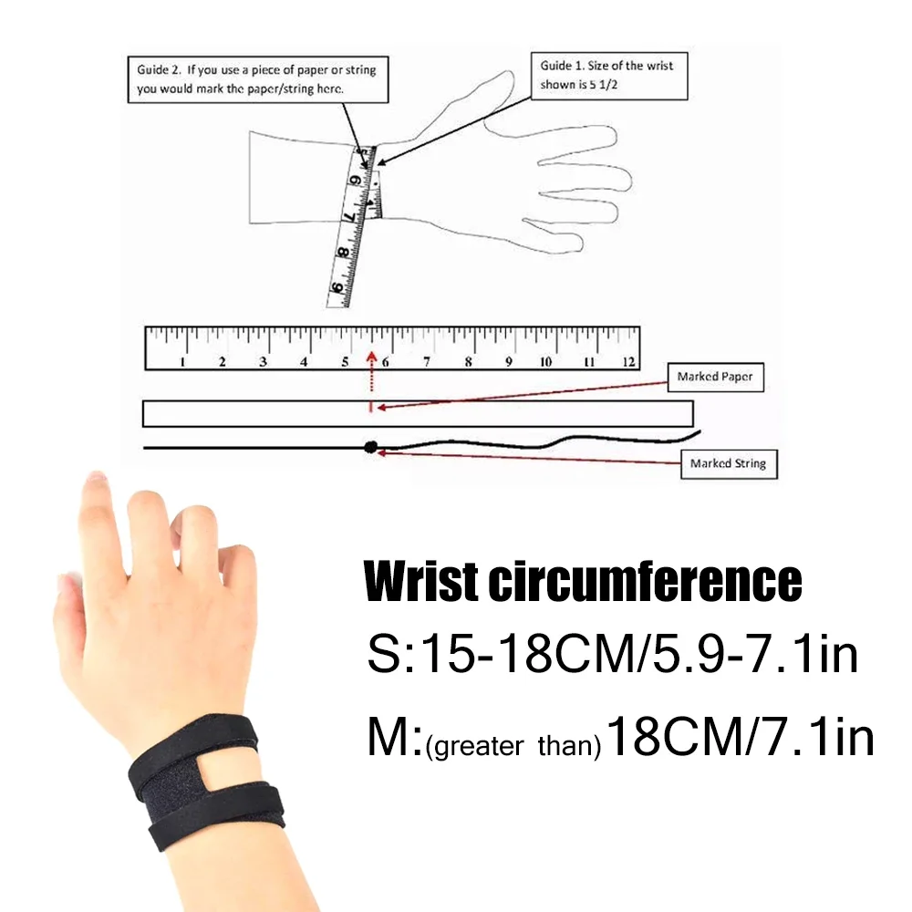 1Pair Adjustable Support Wrist Brace For TFCC Tear - Triangular Fibrocartilage Injuries, Ulnar Sided Wrist Pain, Injury Brace