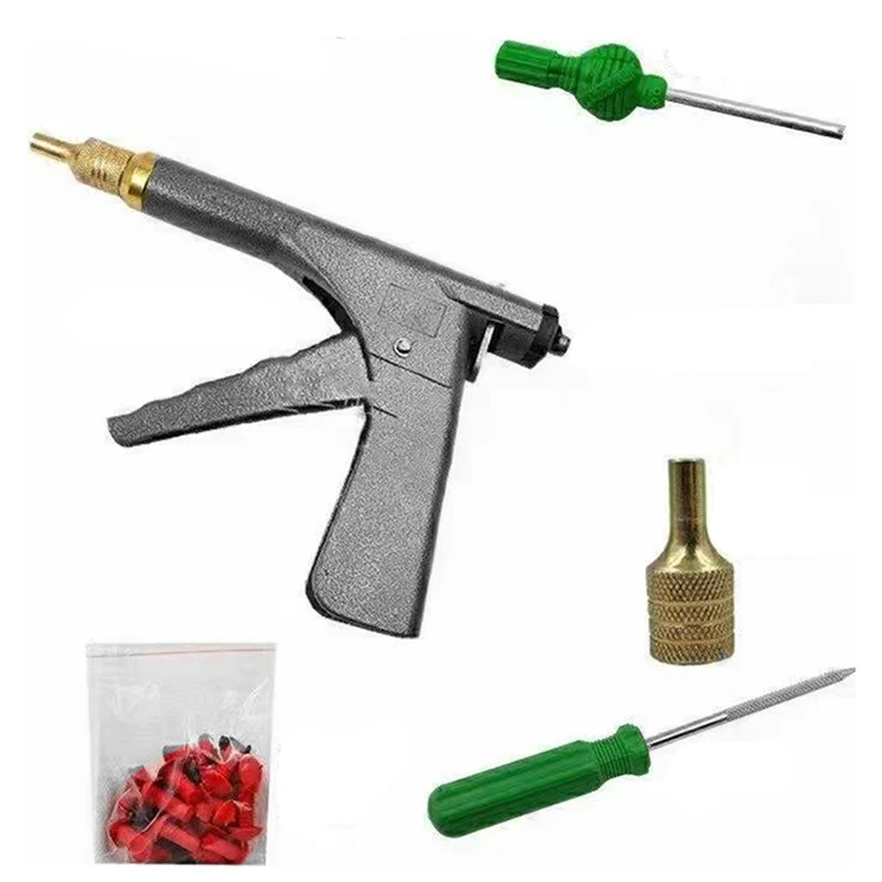 Auto Bike Tire Repair Puncture Plug Garage Motorcycle Wheel Vacuum Kit Plastic Car Tire Repair Tool Kit