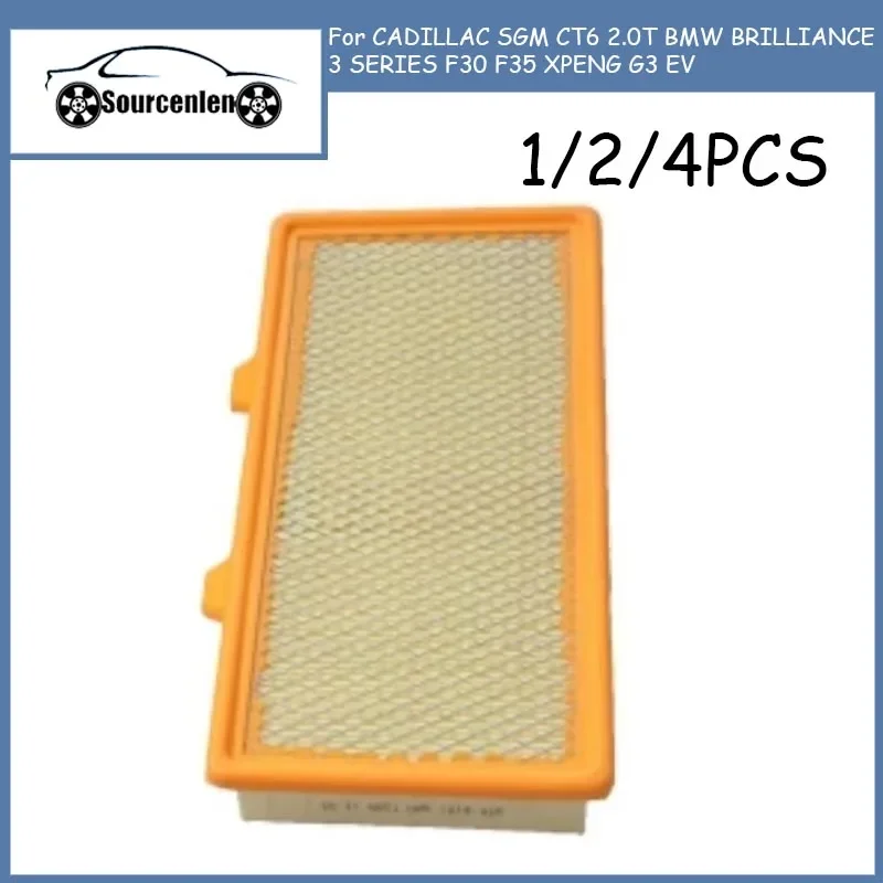 

Engine Air Filter for CADILLAC SGM CT6 2.0T BMW BRILLIANCE 3 SERIES F30 F35 XPENG G3 EV 23418368