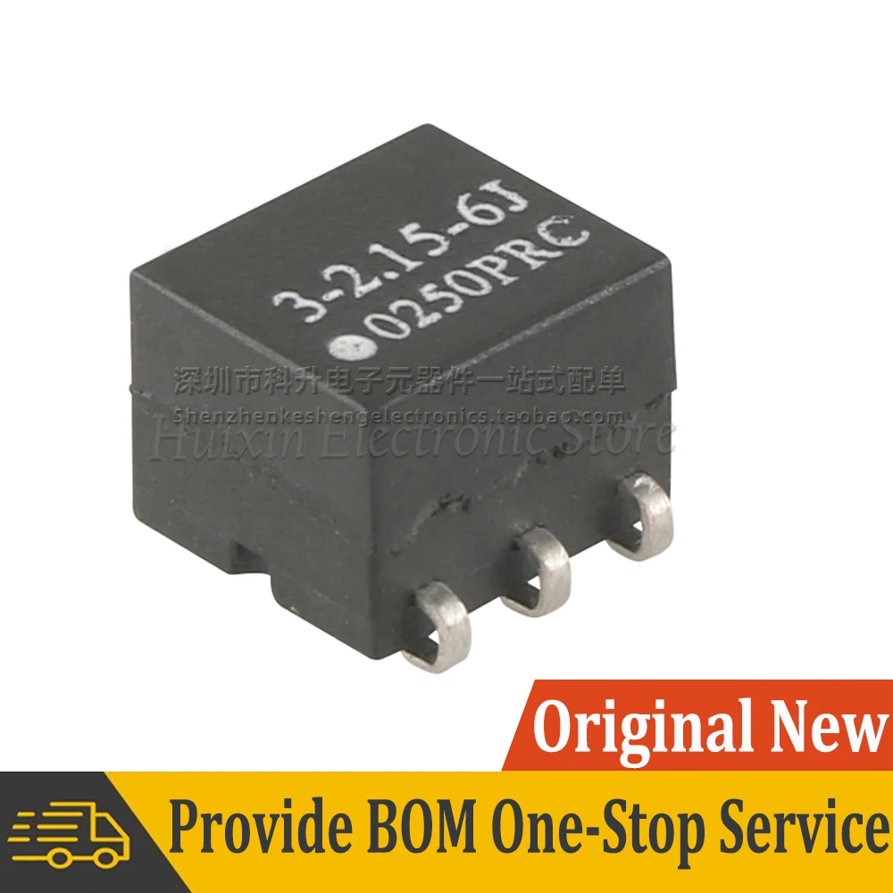 2pcs 3-2.15-6J SMD Ratio 1:2.15 Bandwidth Frequency 0.1-100MHZ RF Signal Pulse Isolation Wideband Transformer