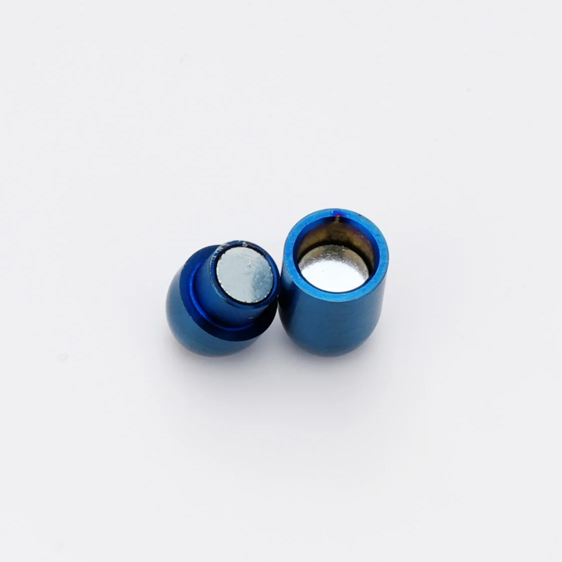 1 قطعة الفولاذ المقاوم للصدأ الأزرق مشبك مغناطيسي مغناطيس قوي ل سوار قلادة صنع المجوهرات النتائج DIY بها بنفسك اكسسوارات C