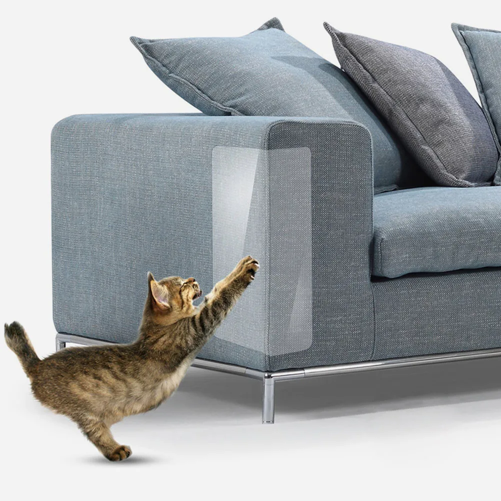 

Cat Scratch Furniture Protector Self-Adhesive Pvc Pads Anti- For Sofa Bed Chair Couch Pet Cat Clear