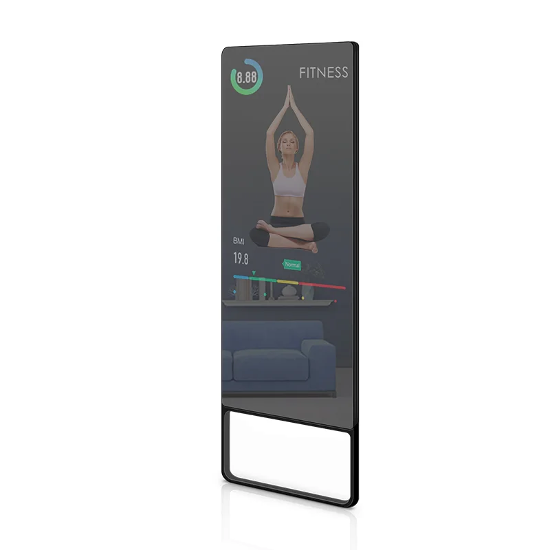 32 Inch 43 Inch Fitness Mirror Smart Workout Fitness Mirror Virtual Fashion Fitting Mirror