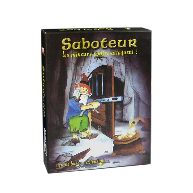 

Настольная игра «Saboteur», 1 + 2 версии, игра Saboteur1, забавная настольная игра с инструкциями на английском языке, семейная настольная игра