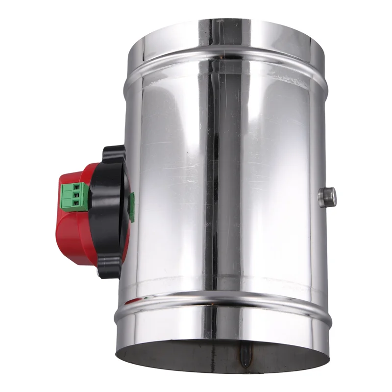 

ABXF-125 мм электрический воздуховод из нержавеющей стали, заслонка, HVAC, воздуховоды, моторизованный воздуховод, привод AC220V