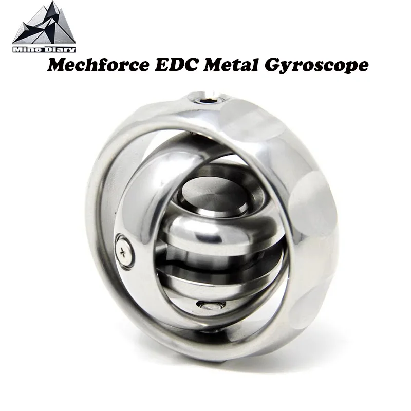

Mechforce EDC 3D Metal Gyroscope Rotation Balance Black Technology Gyroscope Fingertip Gyroscope Decompression Toy