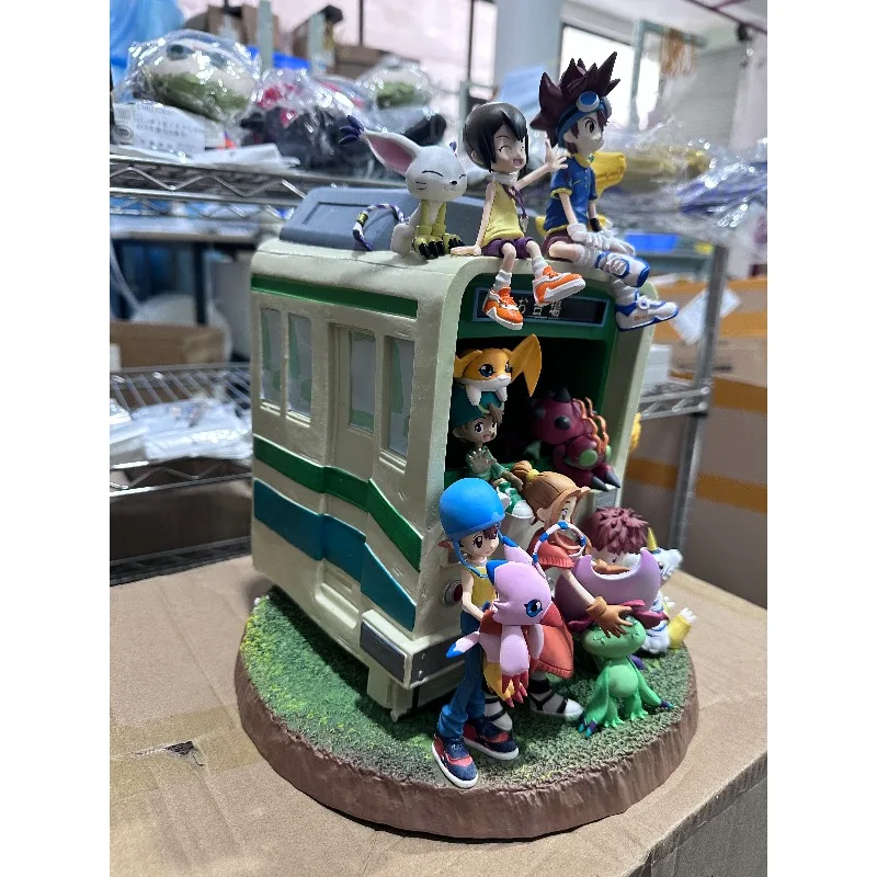 34cm digimon aventura figura memórias de infância yagami taichi anime coleção modelo ornamentos de mesa férias crianças brinquedos