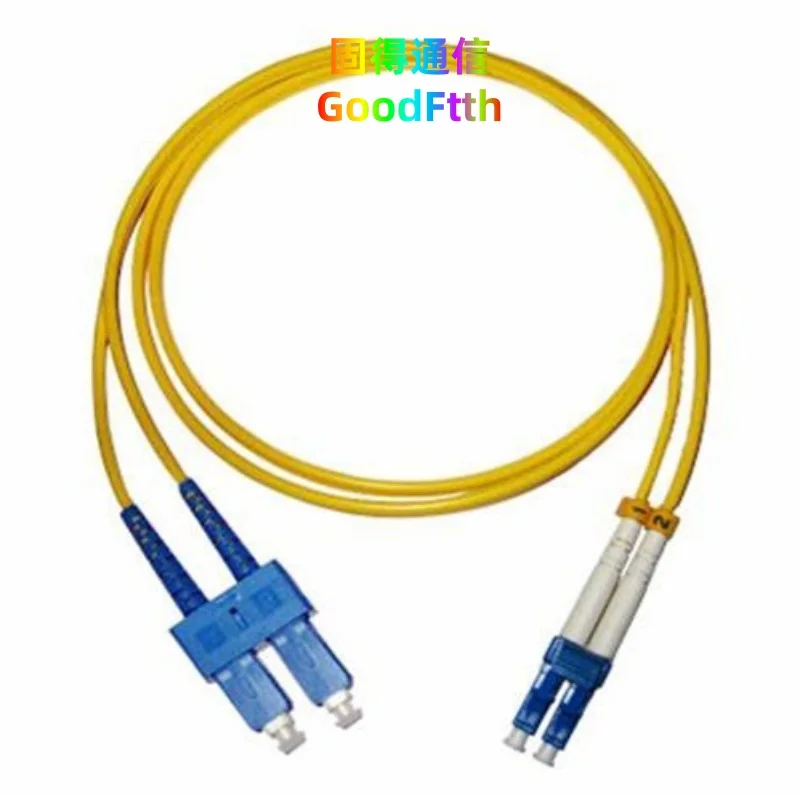 Fiber Patch Cord SC to LC UPC SM G652D G657A1 G657A2 Duplex 0.5m-300m Jumper Cable GoodFtth