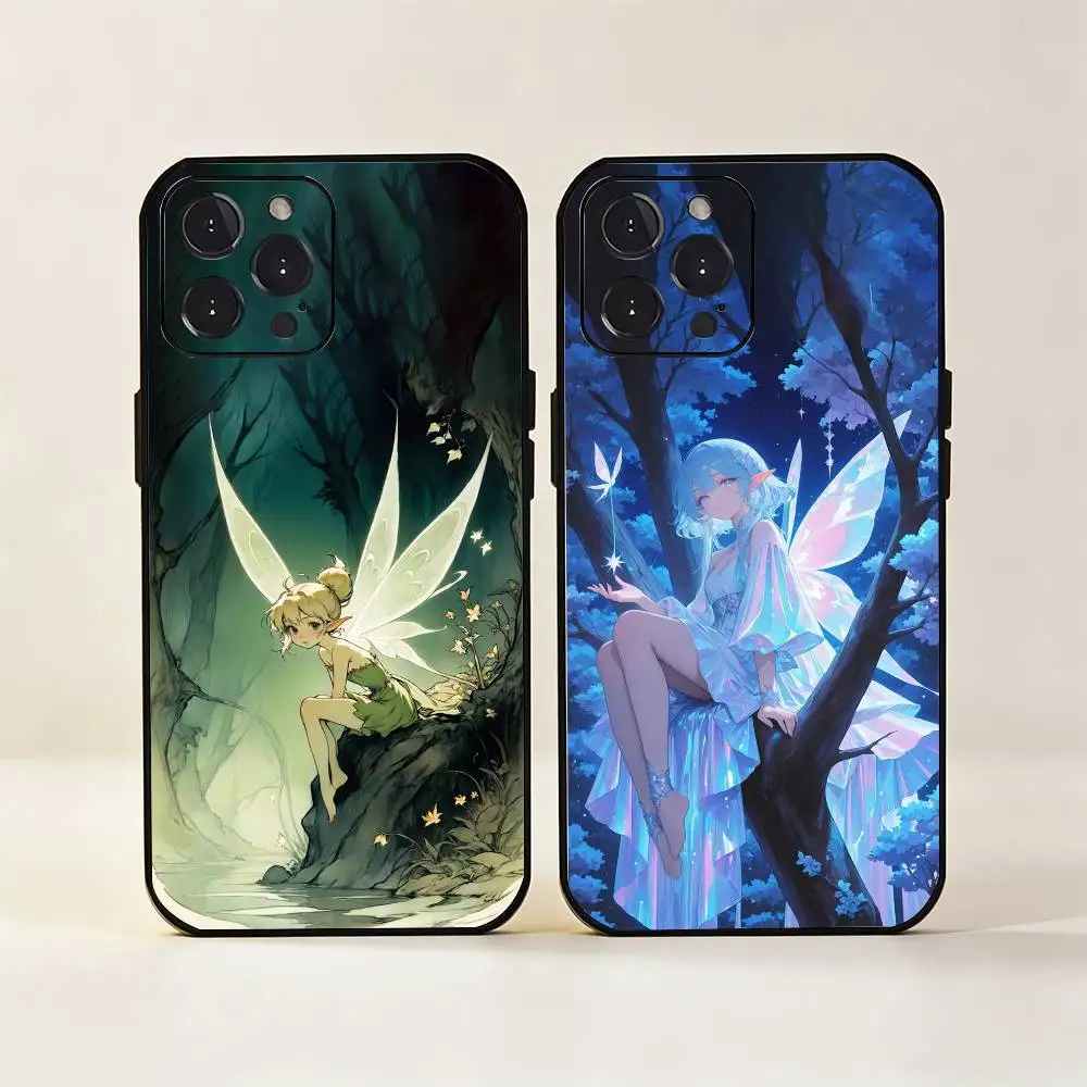 

D-Dew Fairy Phone Case Silicone black Soft For IPhone 17,16,15,14,13,12,11,SE,Plus Pro Max