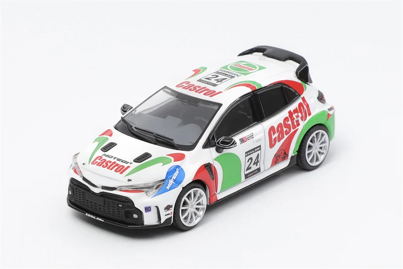 

Shadow Pro 1:64 Corolla Mk12 E210 GR Corolla #24 Castrol Livery Limited600 Alloy Vehicle Collectible Car Model