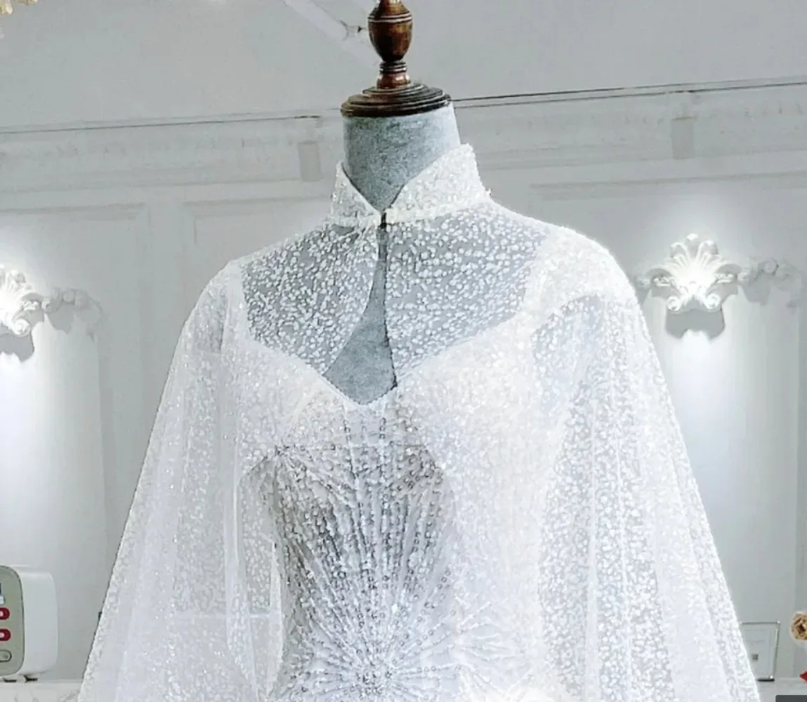 

Пальто невесты, свадебное пальто, шарф, пряжа, новая сверкающая вуаль, вуаль петуха, накидка-болеро, женская вуаль, с капюшоном