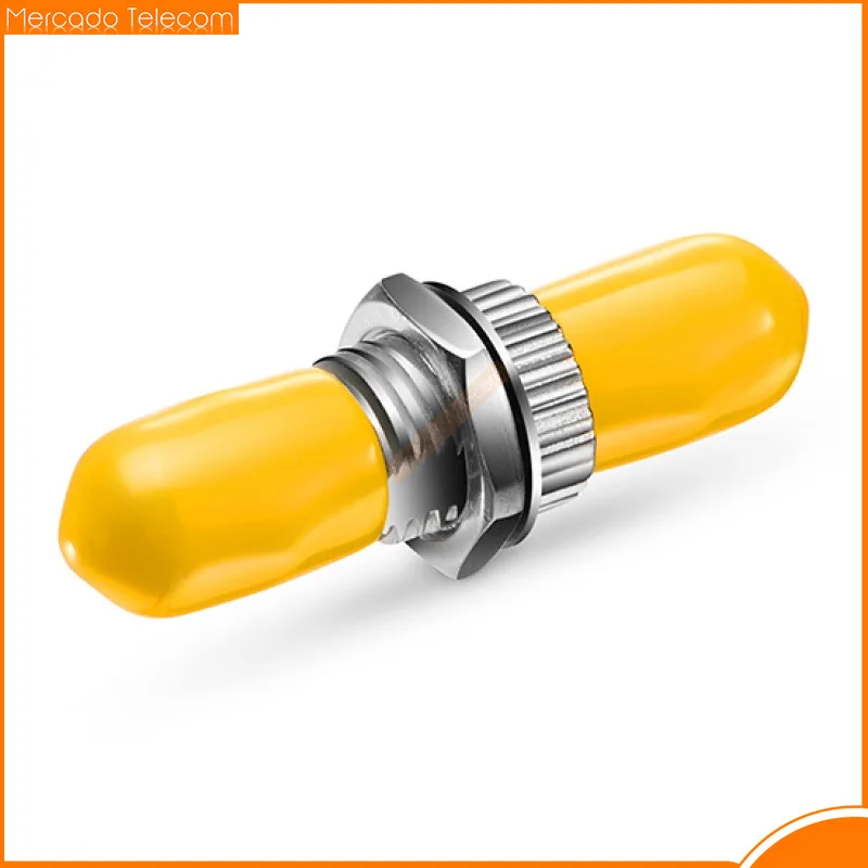 50pcs-st-st-fiber-optic-connector-adapter-st-upc-simplex-single-mode-flange-fiber-optical-connector-coupler