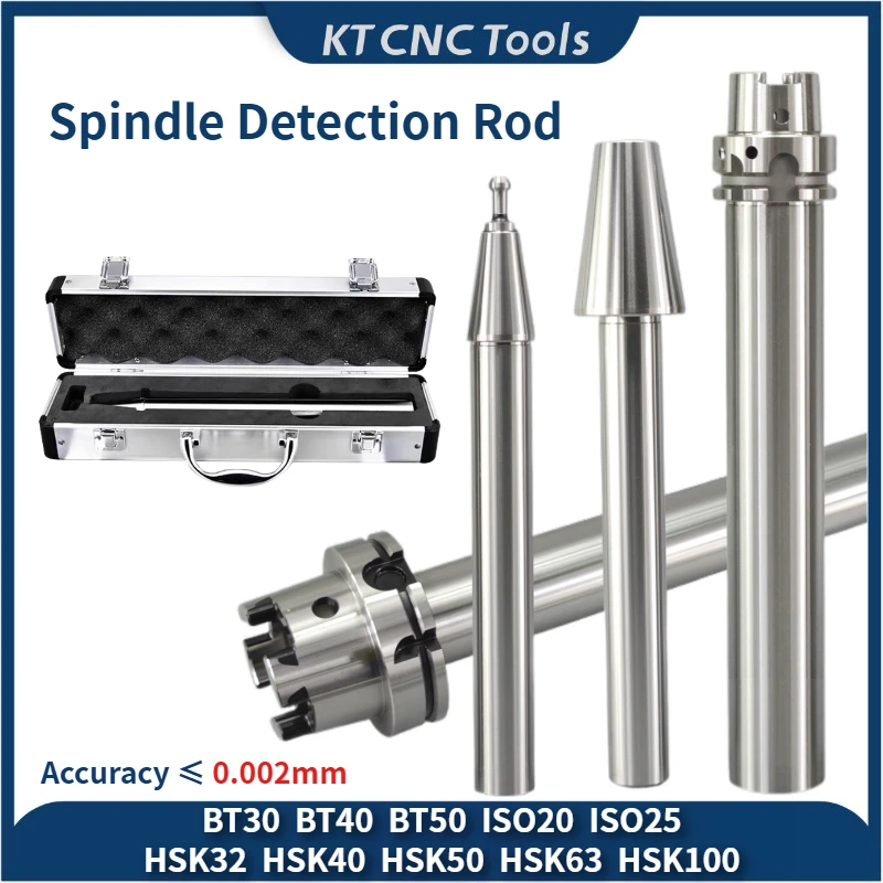 KT CNC BT30 BT40 BT50 Spindle detection rod Spindle Test Tool for CNC Machine Lathe Tool for Mini Lathe Tool Holder BT ISO HSK63