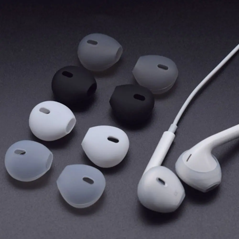 Shockproof Headset Earplug Protector Ear pads Case Silicone Earbuds Cover Earphone Replacement For Ap iP Phone Earphone