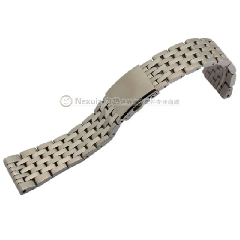 Watchbands Silver 24mm 28mm 30mm Band Width High Quality Stainless Steel  Wrist Watch Band Strap Bracelet Mens Promotion