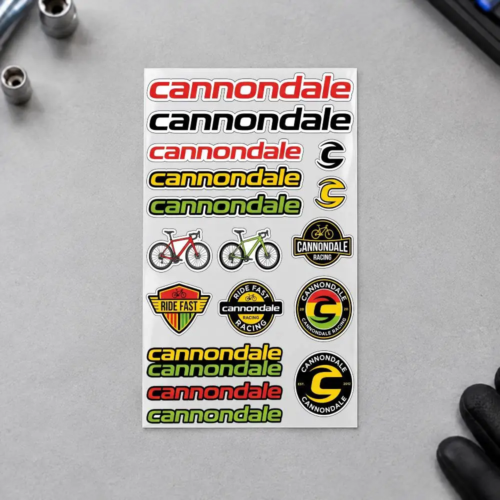 C-Cannondale Motorcycle Decal Sticker Kit Reflective Graphics For Helmet Tank Fairing Body Custom Bike