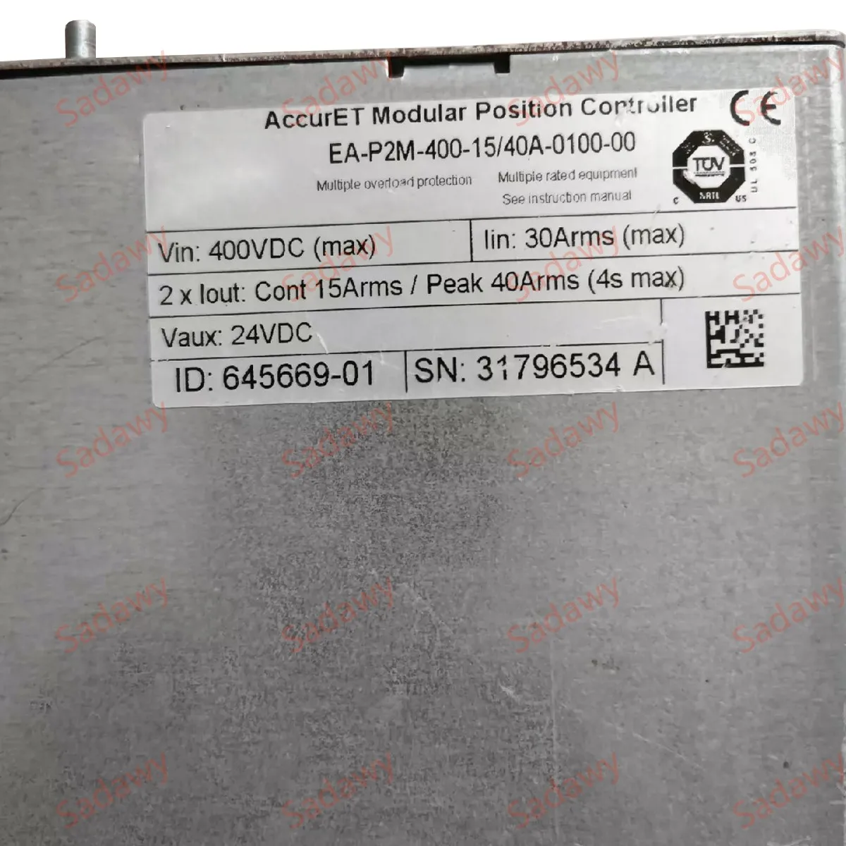 ET-EL EA-P2M-400-15/40A-0100-00 Controller di posizione modulare AccurET