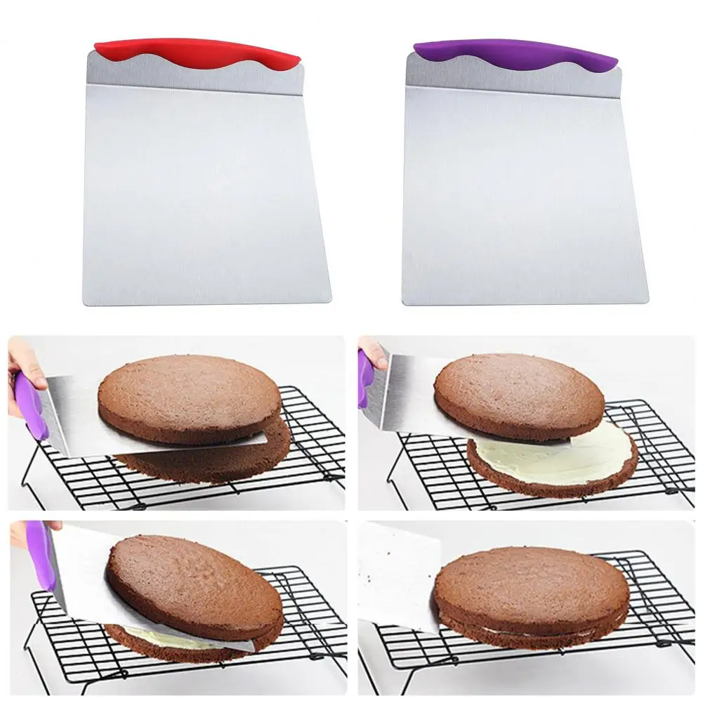 Cake Transfer Shovel 2 Colors Cake Safe Lifter Stainless Steel Rust-proof  Good Cookie Spatula Bottom Mover Scraper