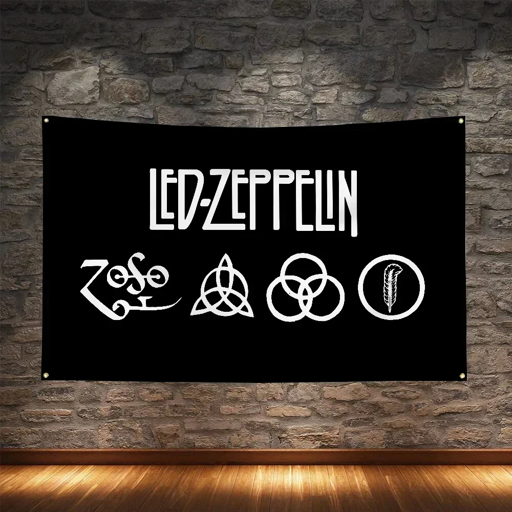 Beer Bedroom Decoration Advertising Flag L-Led_Zeppelin World Flags and Banners Lgbt Flag to Hang Outdoor Decorations Home Funny