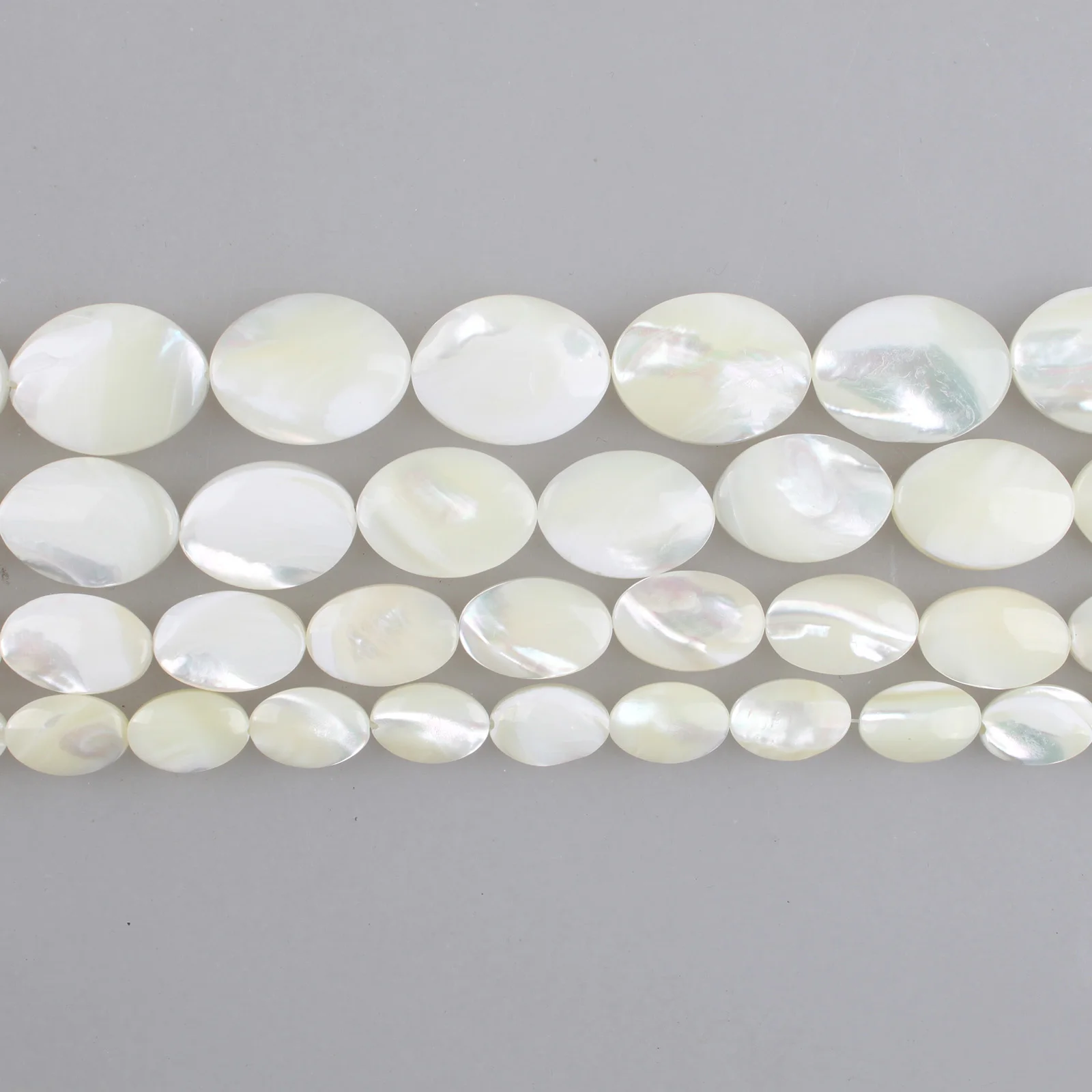 Natural Shell Beads AAA White Mother Of Pearl Tridacna Shell Oval Shape Beads 8 10 13 20mm For Bracelet Necklace Jewelry Making