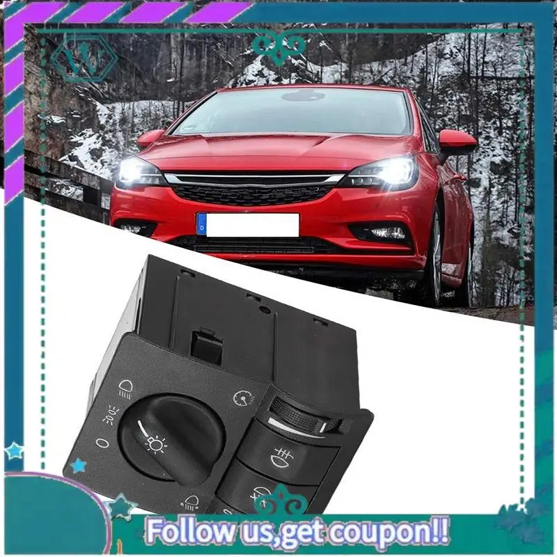 

AA92-Auto Main Light Switch Headlight Fog Lamp Main Light Switch Control 6240097 90437440 For Opel Astra G Zafira A