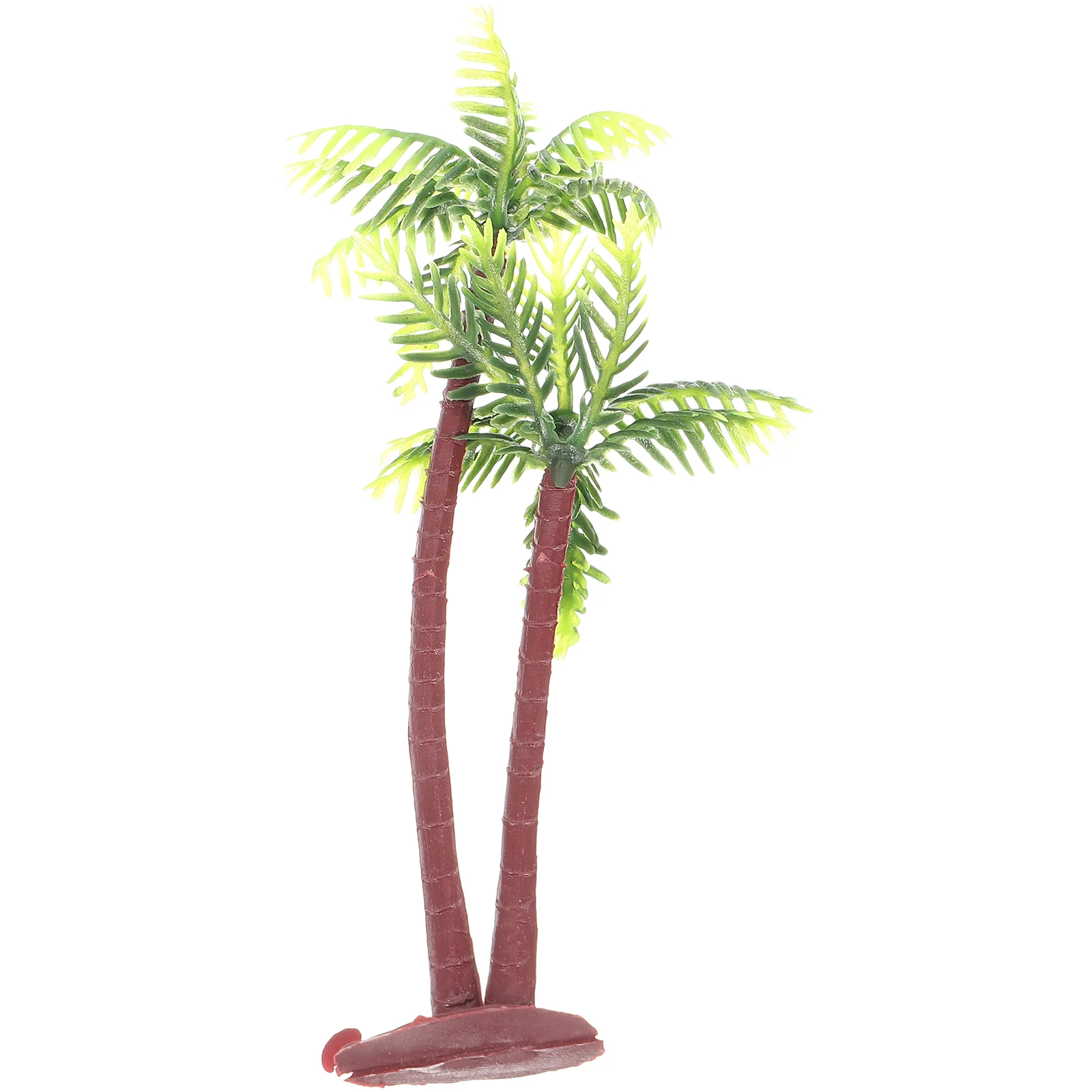 Artificial Plants Indoor Fish Tank Coconut Tree Decor Props Green Bonsai Seaside