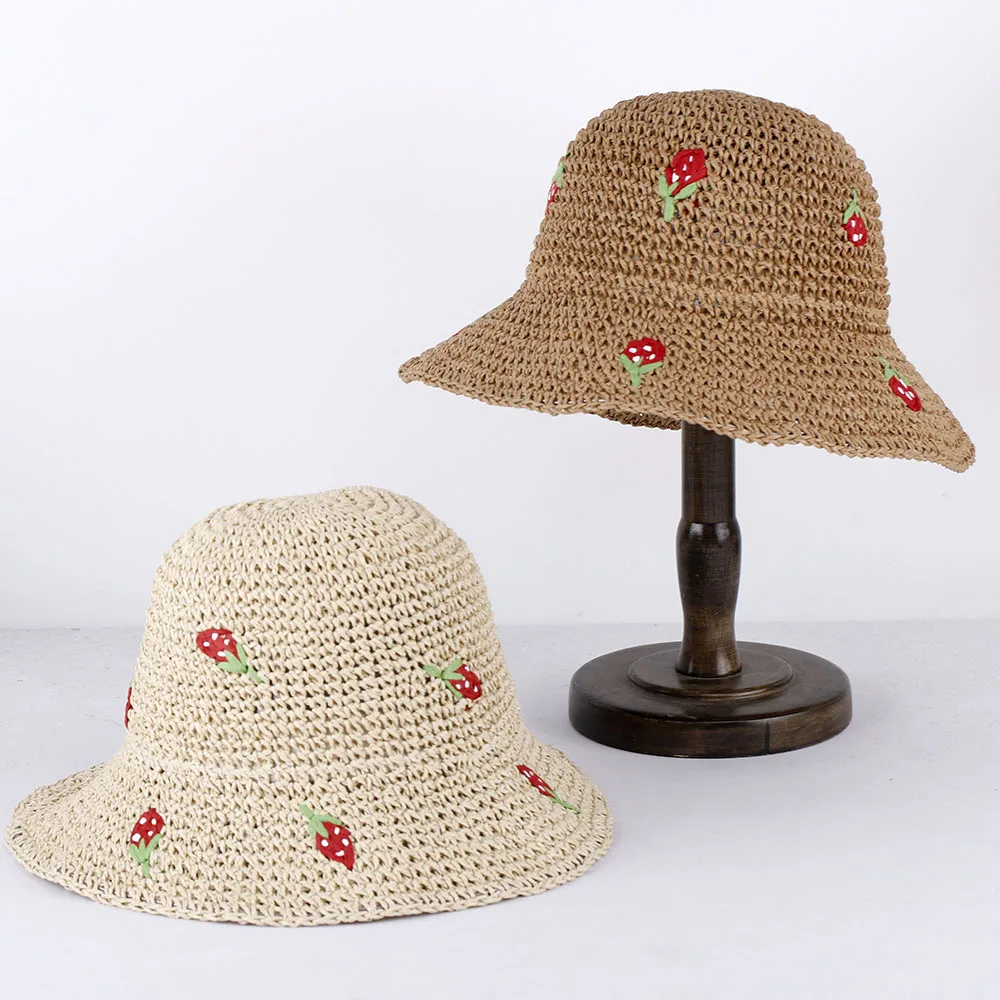 2023 NEW lovers hat beach women\'s hats for the sun Golf cap summer hat  strawberry straw hat Bucket hat sun caps Hat for girl