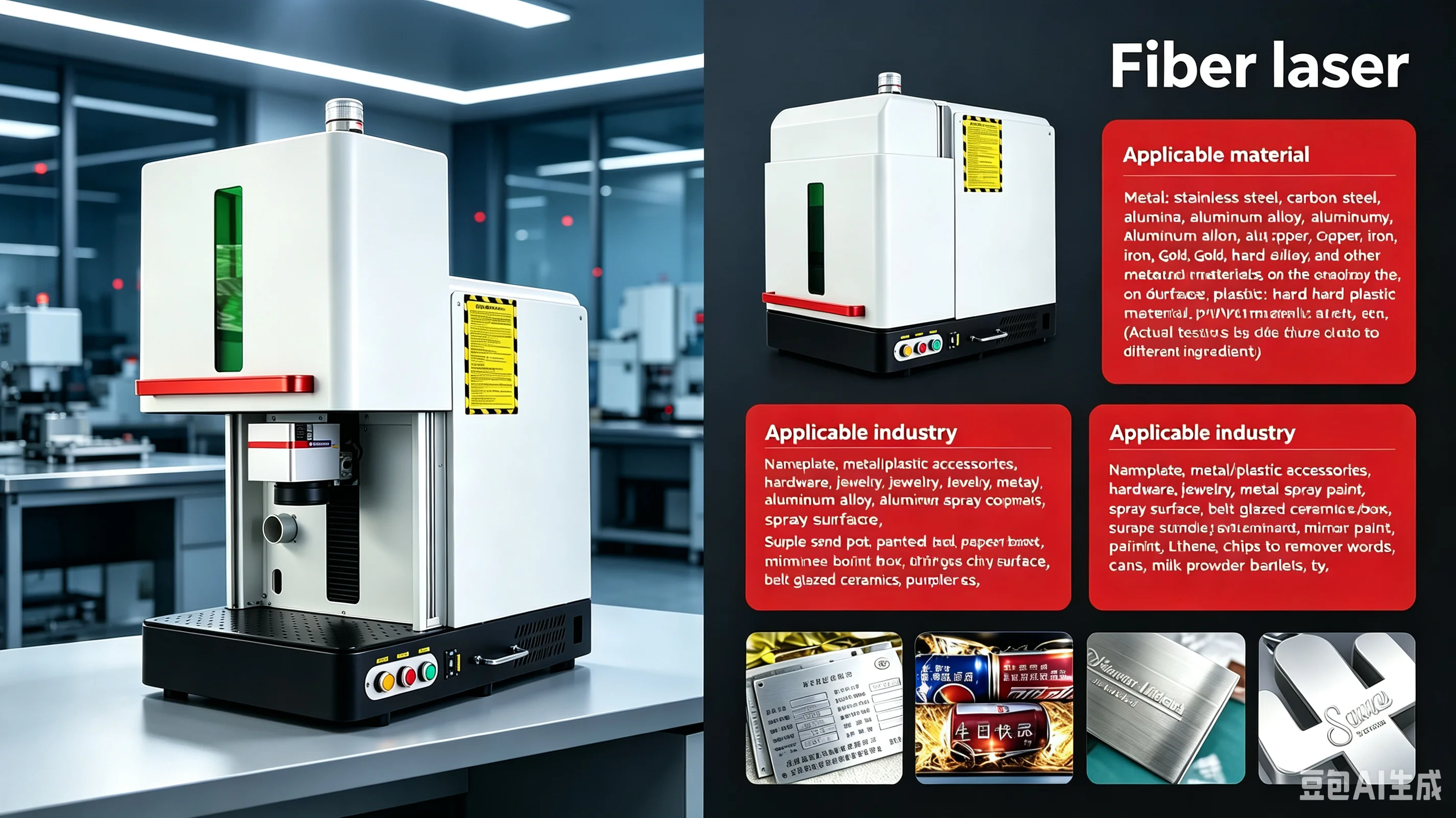 Fiber Laser Marking 30W Jewelry - 20W/30W/60W Enclosed Fiber Laser JPT Mopa