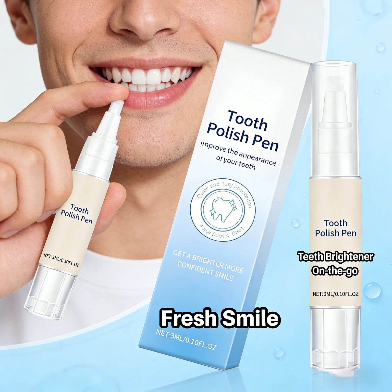 

Tooth Polish Pen Long Lasting Teeth Whitening Pen Instant Brightening Oral Hygiene Care Tools Gum Therapy Remover Bleaching Gel