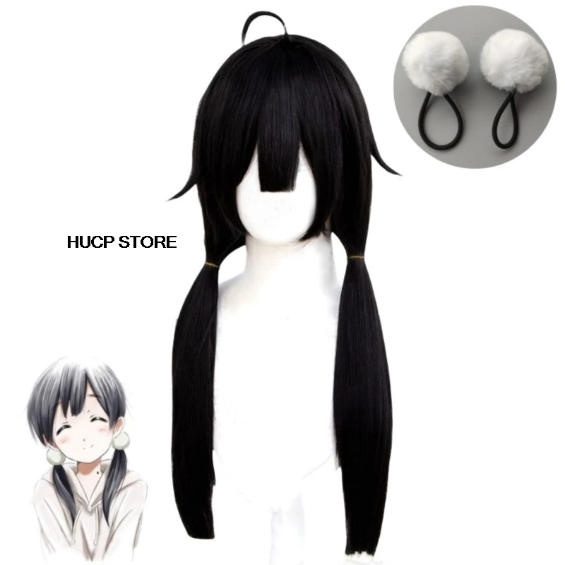 Tamako Market Halloween Costumes Woman Kitashirakawa Tamako Wig Women Double Ponytail Cosplay Anime Adult Adults Women's Costume