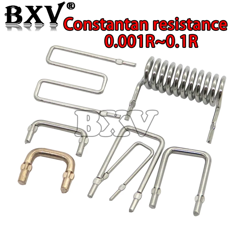 10PCS New Constantan Resistance/ Sampling Resistor 0.001R ~ 0.1R Pitch 10mm 12.5mm 15mm 20mm /1mR ~ 100mR 10mR 5mR 0.005R 0.02R