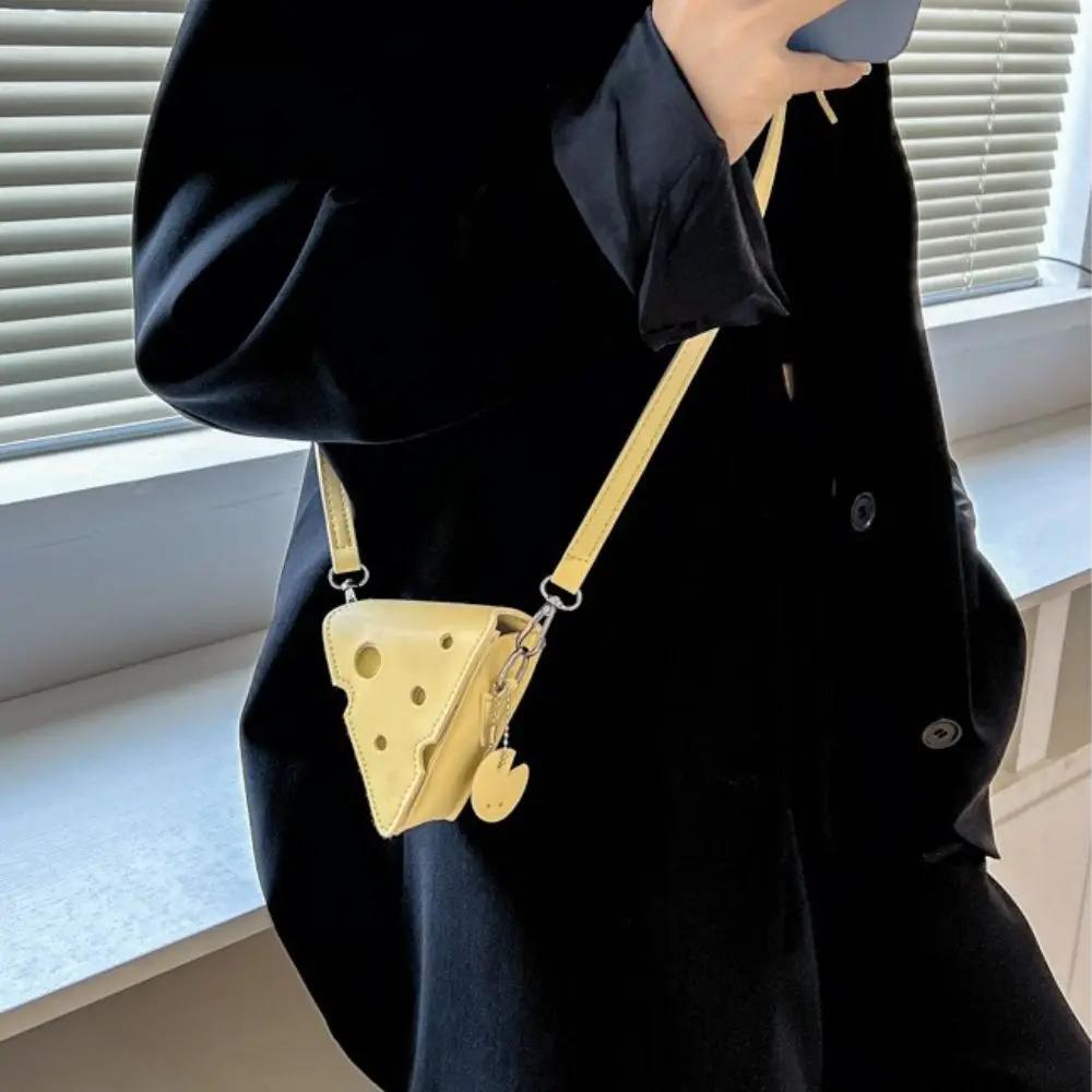 Triangle Funny Exquisite Casual Bag Handbag Earphone Shoulder Messenger Coins Bag Purses Women Crossbody Bag