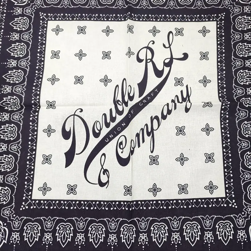 Pure Cotton Black Wide Edged White Lettered Approx 55cm Hip Hop Headscarf Street Dance Scarf Neck Warmer Trendy Hairband