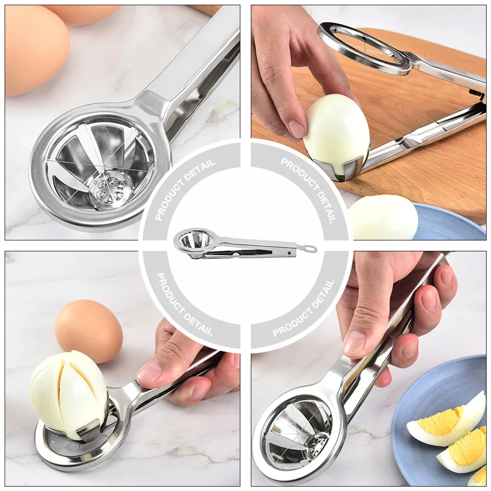 

1Pcs High-Grade Material Egg Slicer Practical Kitchen Tool Even Slices Easy Operation Time Saving Gift Idea Kitchen Egg Slicer