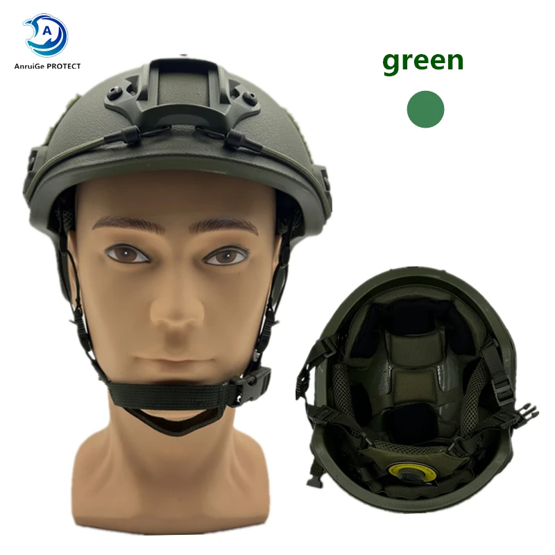 Casque balistique Aménagement High Cut Dulhelf, pare-balles, coussin de suspension, PE, NIJ Prospects IA Fast Wendy\'s