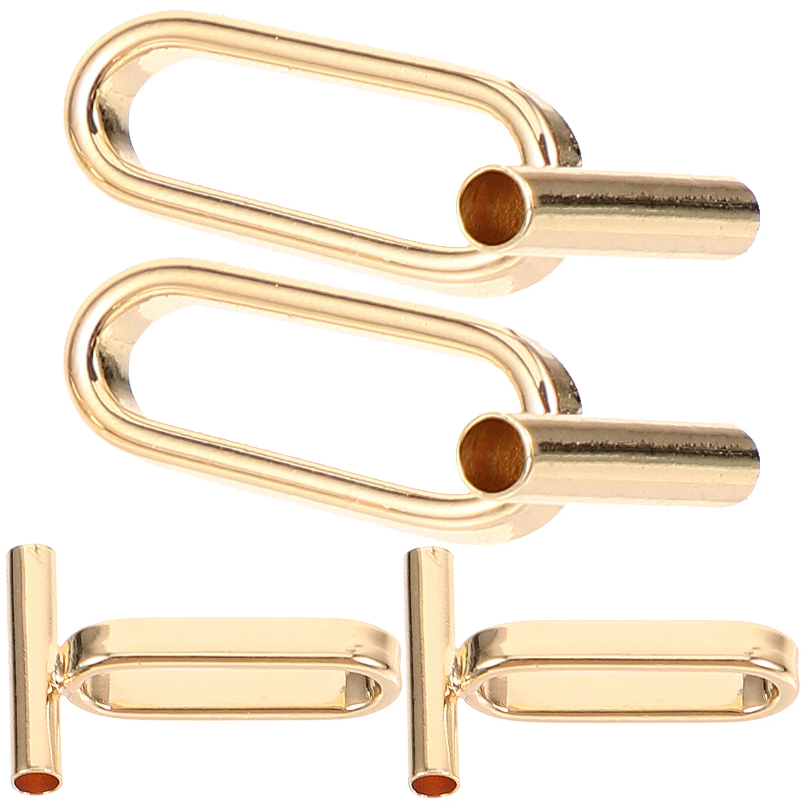 4 Pcs Brooch Converter Pendant Converters Accessory Metal Pin Stainless Steel for Pins