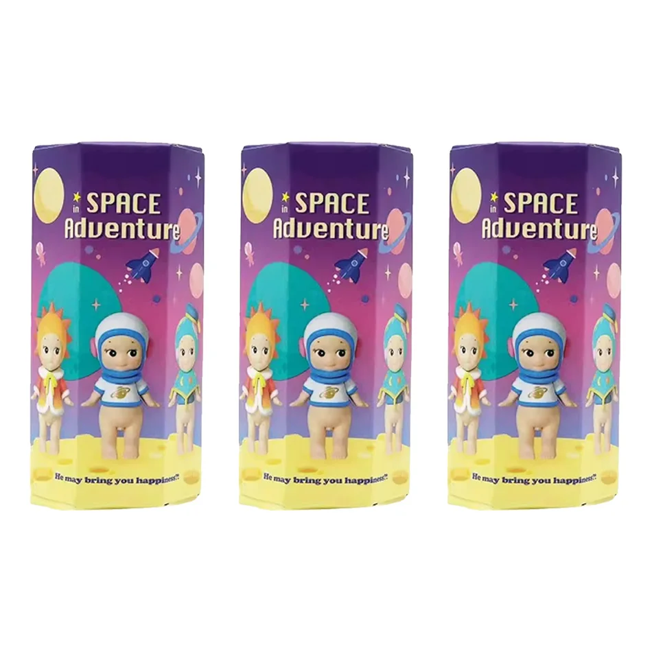 Space Adventure Series Blind Box – 6 Arten von Sammelfiguren, niedliche Mini-Engelspuppen für die Desktop-Dekoration, Otaku Col
