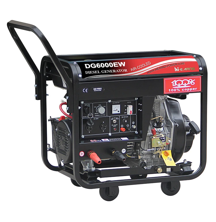 180A Open frame portable die·sel welding generator