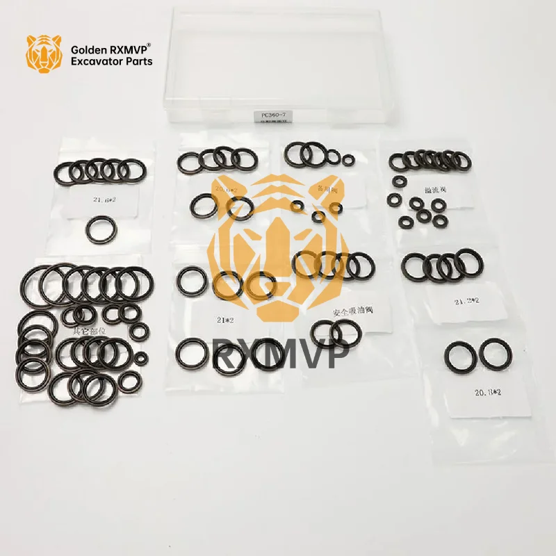 For Komatsu Pc360-7 Control Valve Seal Ptfe Carbon Ring Repair Kit Professional Expert High Quality Wholesale Excavator RXMVP